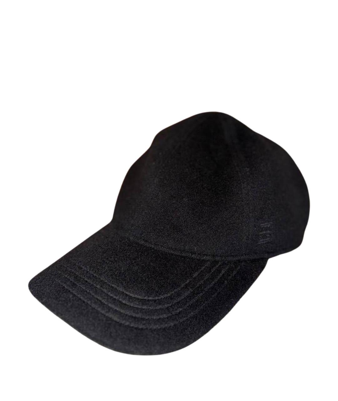 TOTEME Черная кашемировая кепка/бейсболка, фото 1