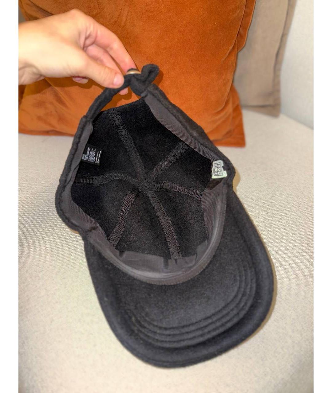 TOTEME Черная кашемировая кепка/бейсболка, фото 4