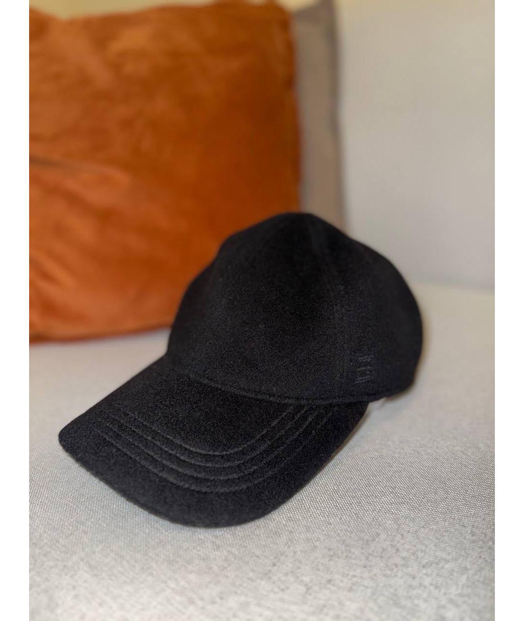 TOTEME Черная кашемировая кепка/бейсболка, фото 6