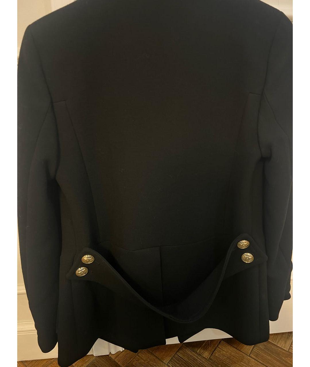 GUCCI Черное шерстяное пальто, фото 5