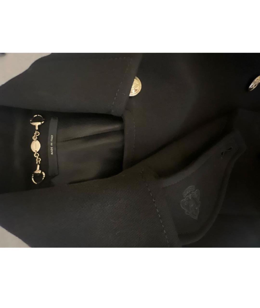 GUCCI Черное шерстяное пальто, фото 3