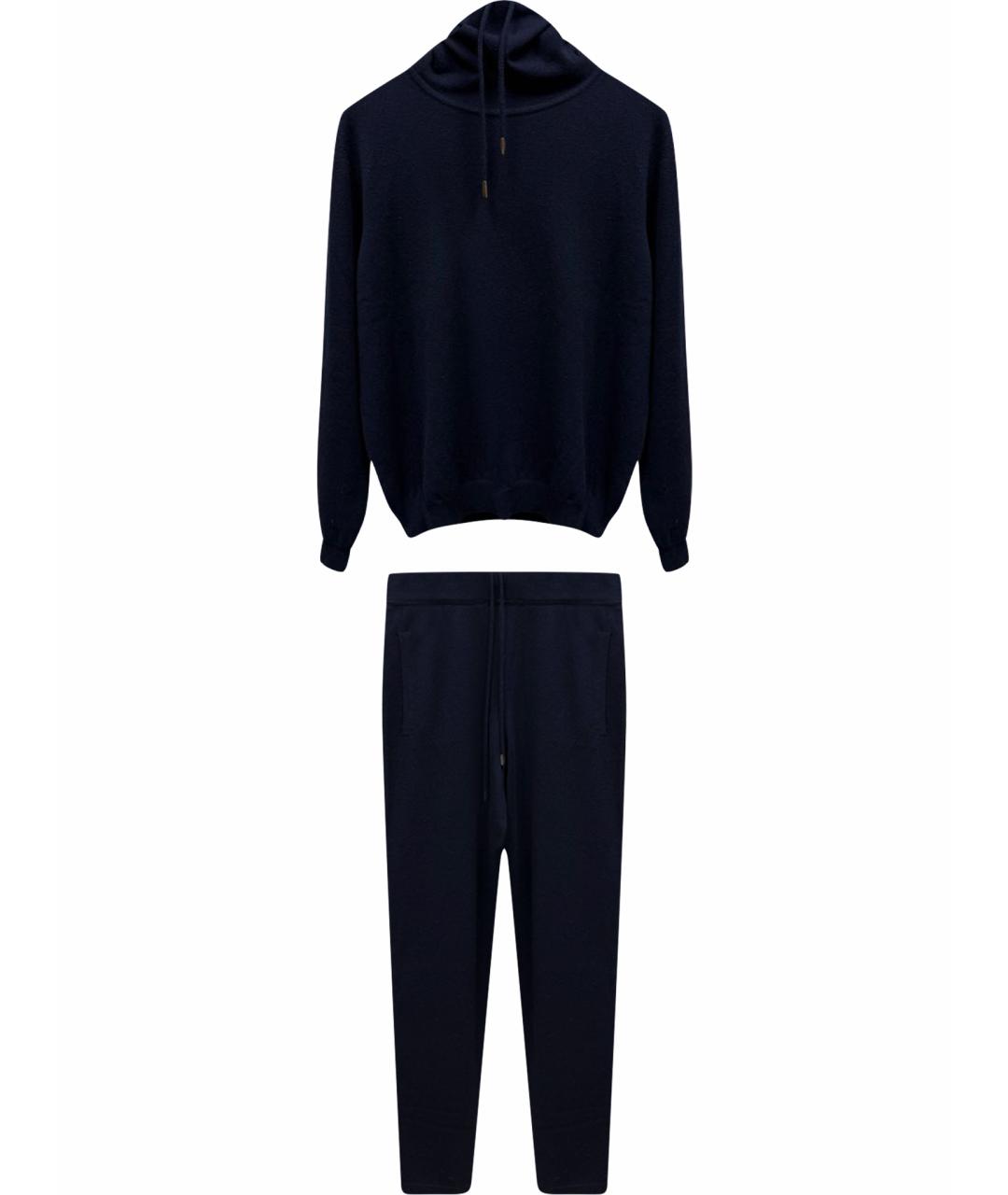 MALO Темно-синий повседневный костюм, фото 1