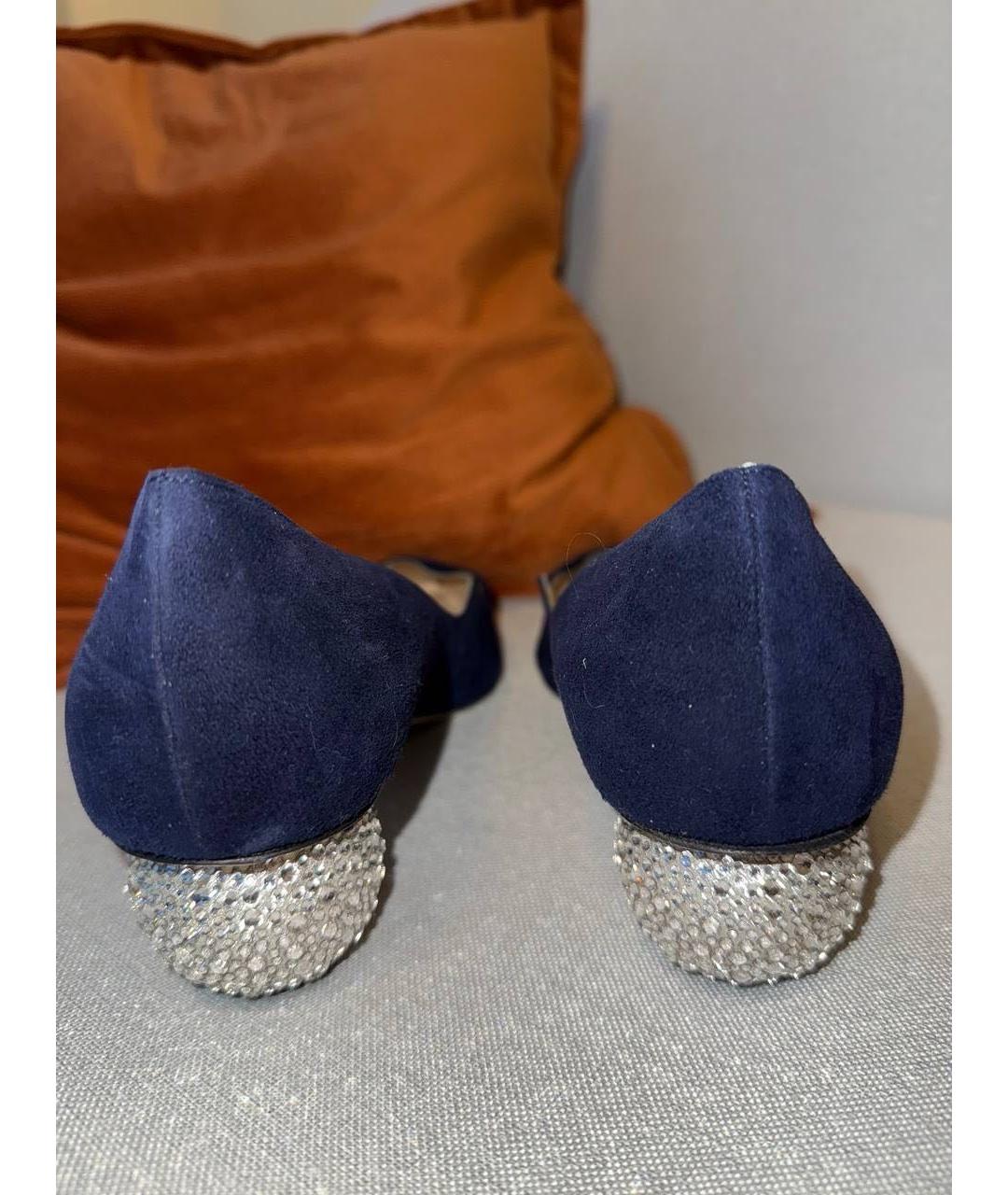 PAUL ANDREW Синие замшевые туфли, фото 3