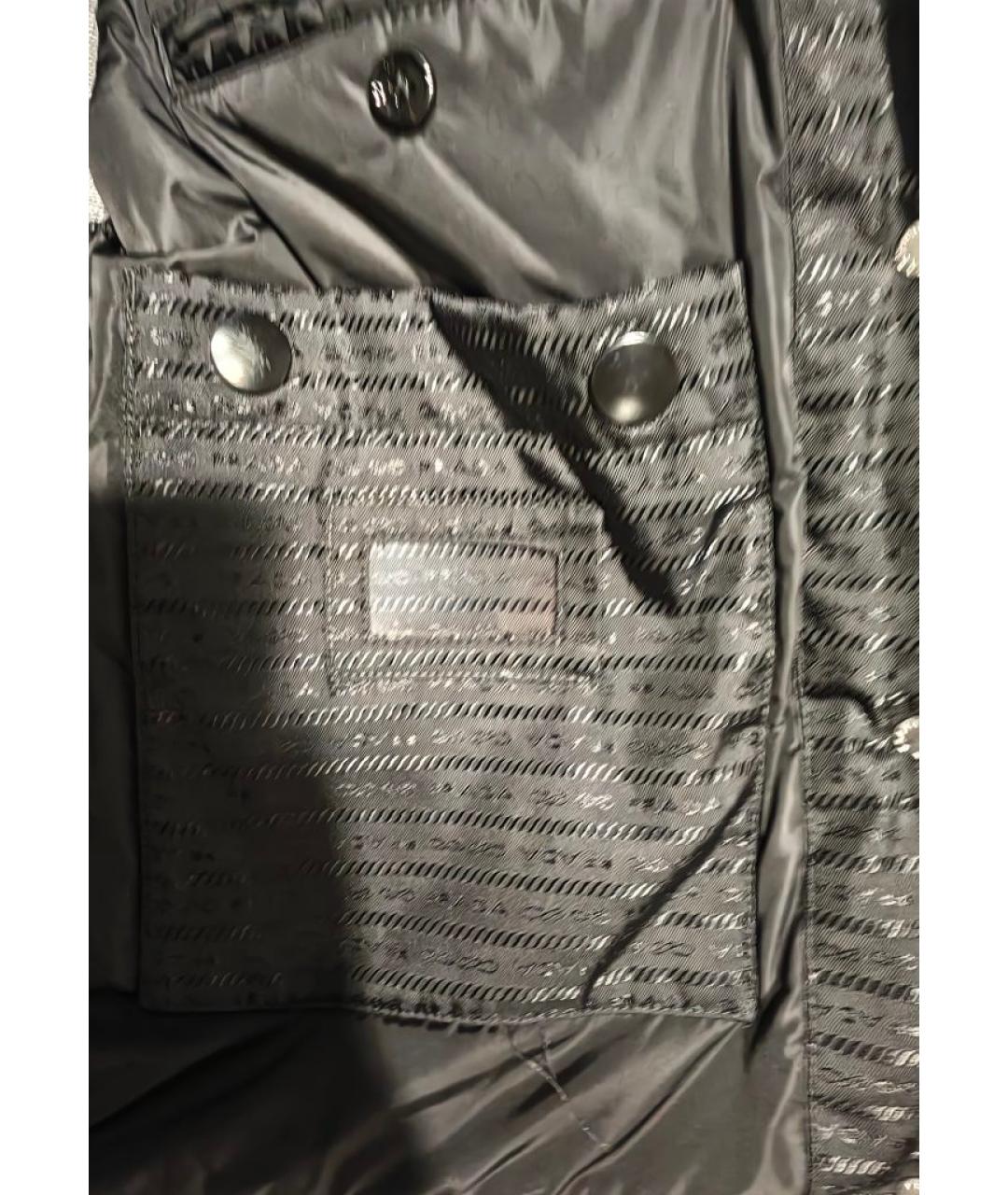 PRADA Черный полиэстеровый жилет, фото 4