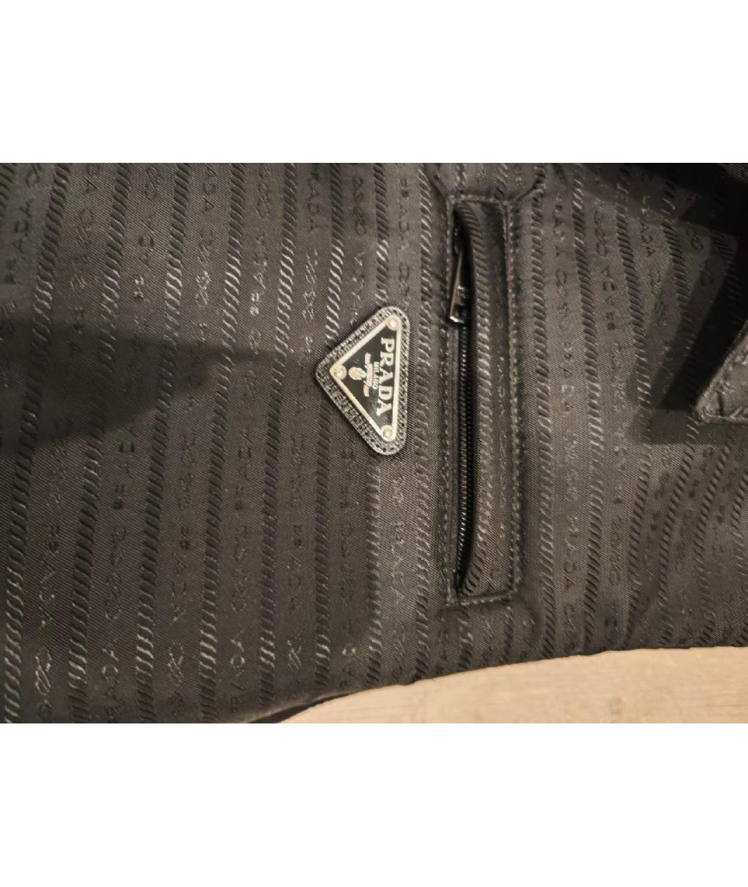 PRADA Черный полиэстеровый жилет, фото 3