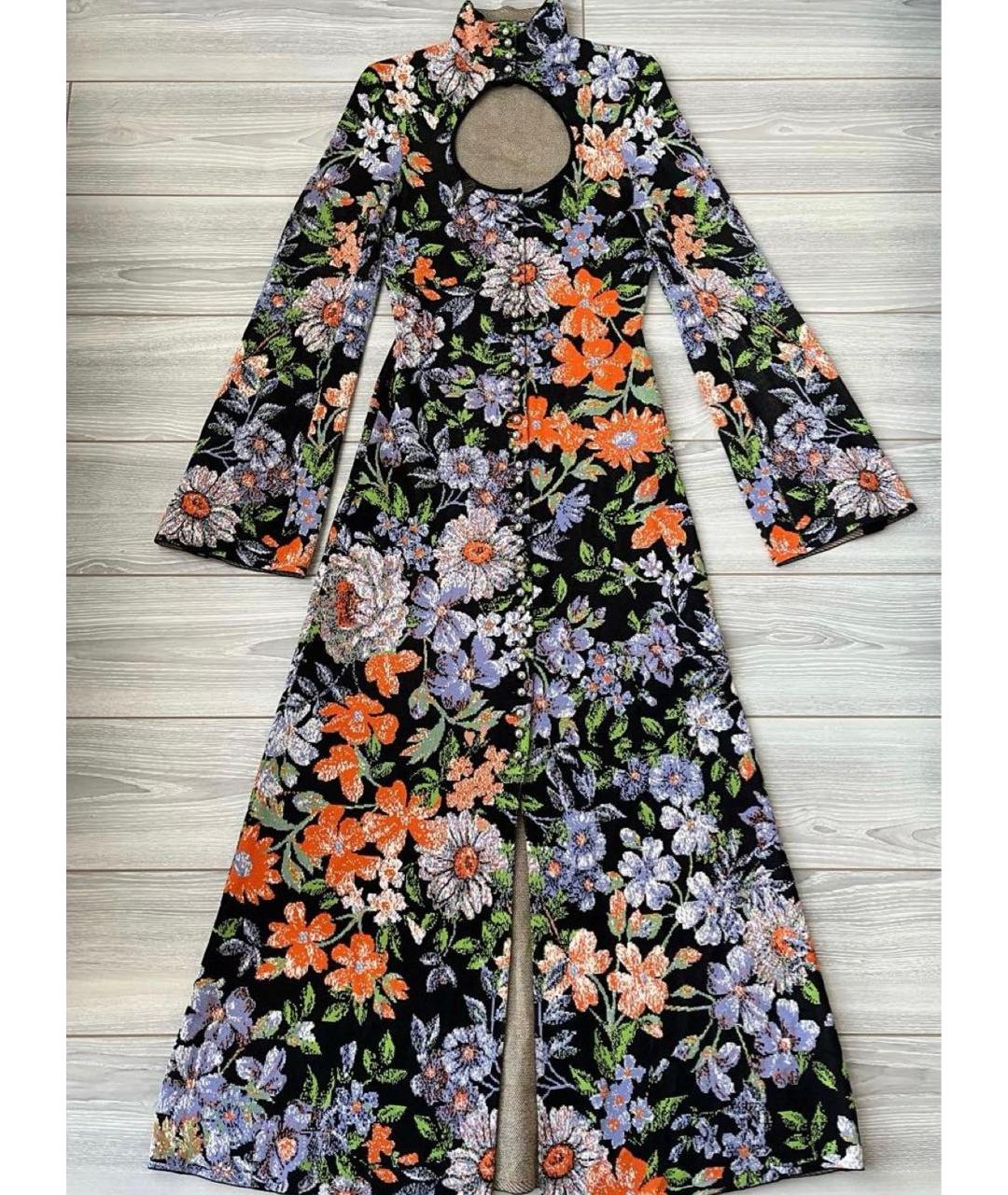 PACO RABANNE Мульти вискозное вечернее платье, фото 3