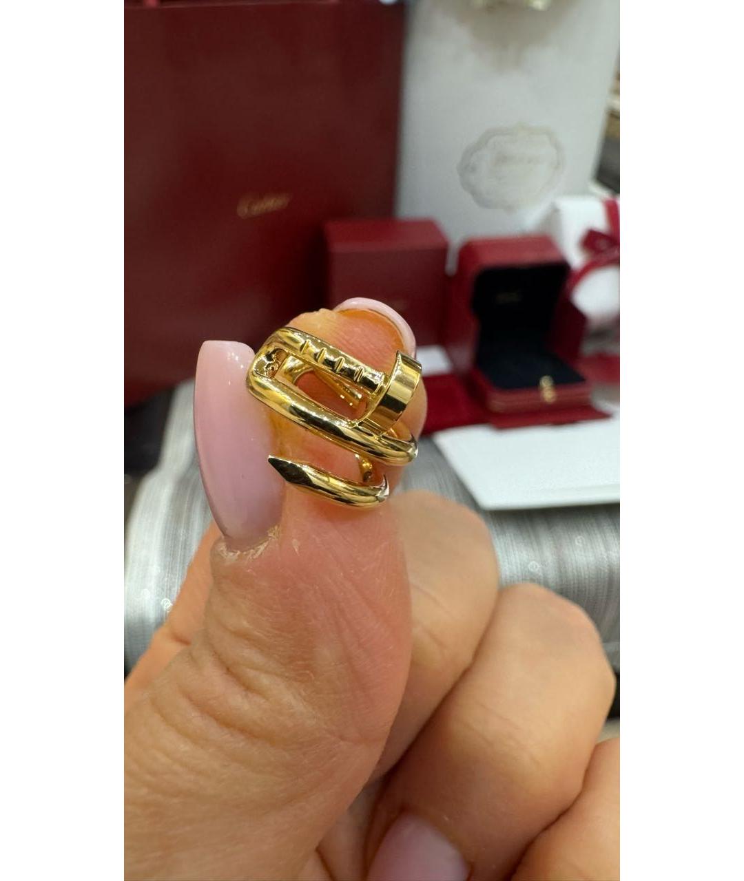 CARTIER Золотые серьги из желтого золота, фото 4