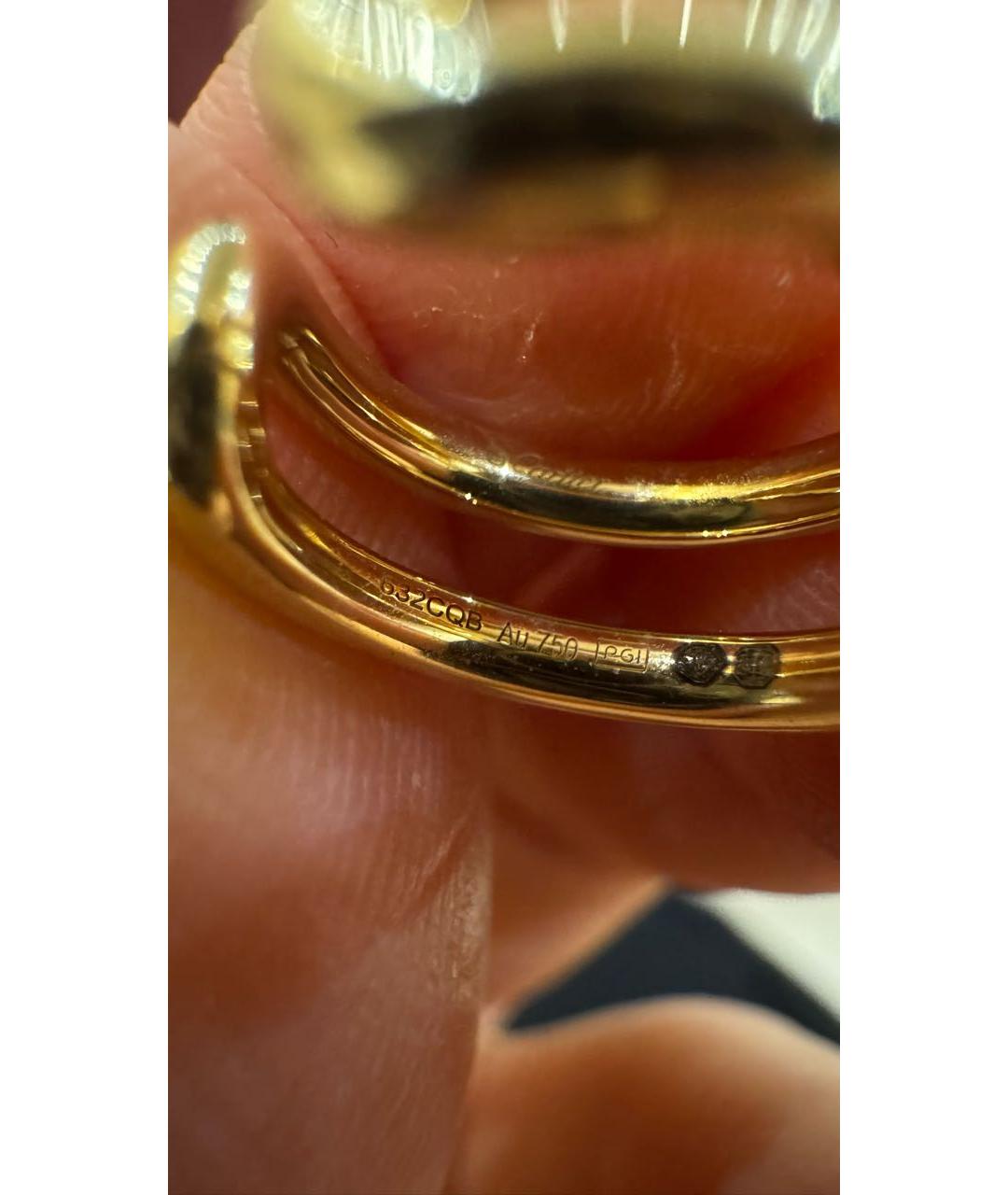 CARTIER Золотые серьги из желтого золота, фото 5