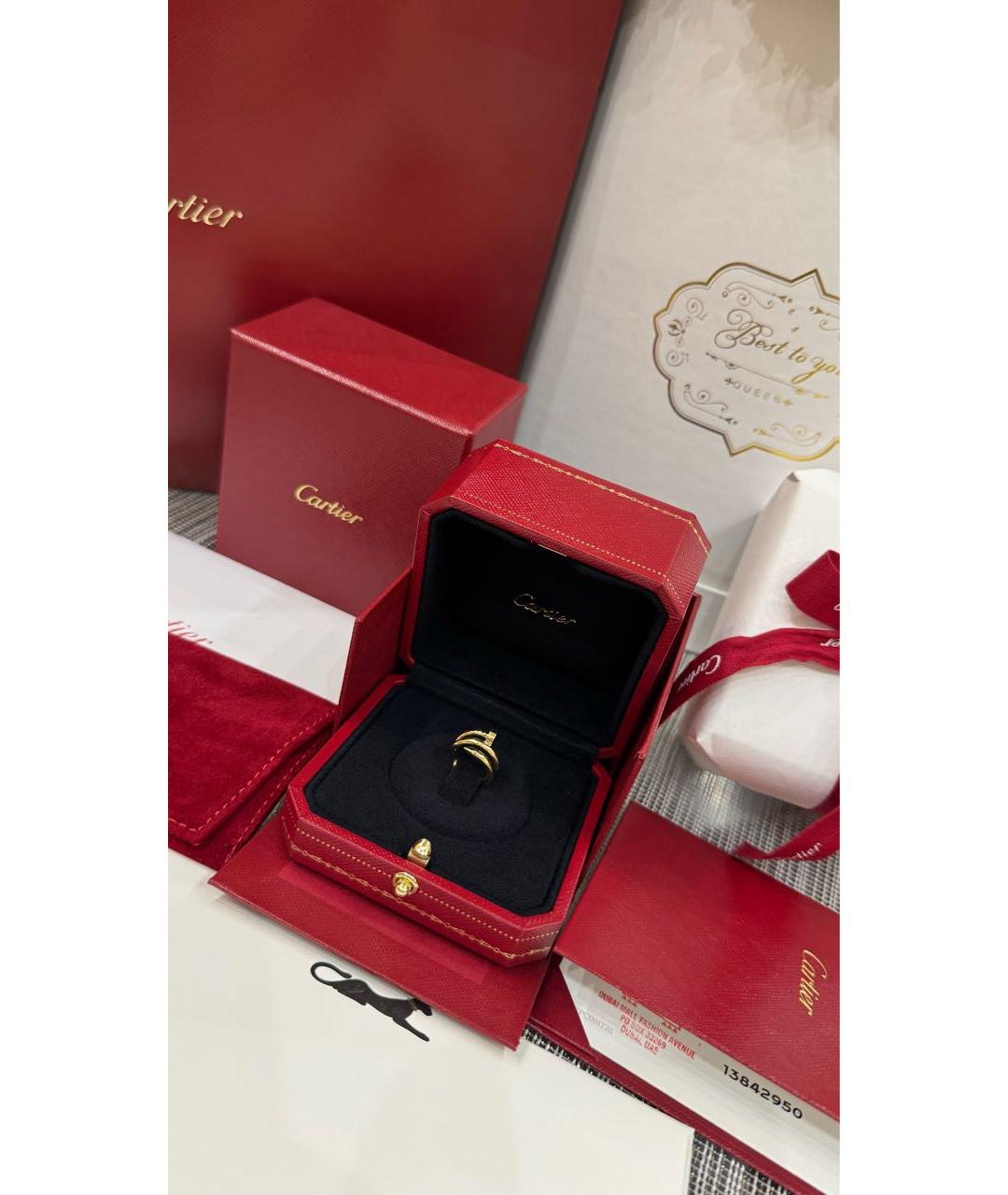 CARTIER Золотые серьги из желтого золота, фото 3