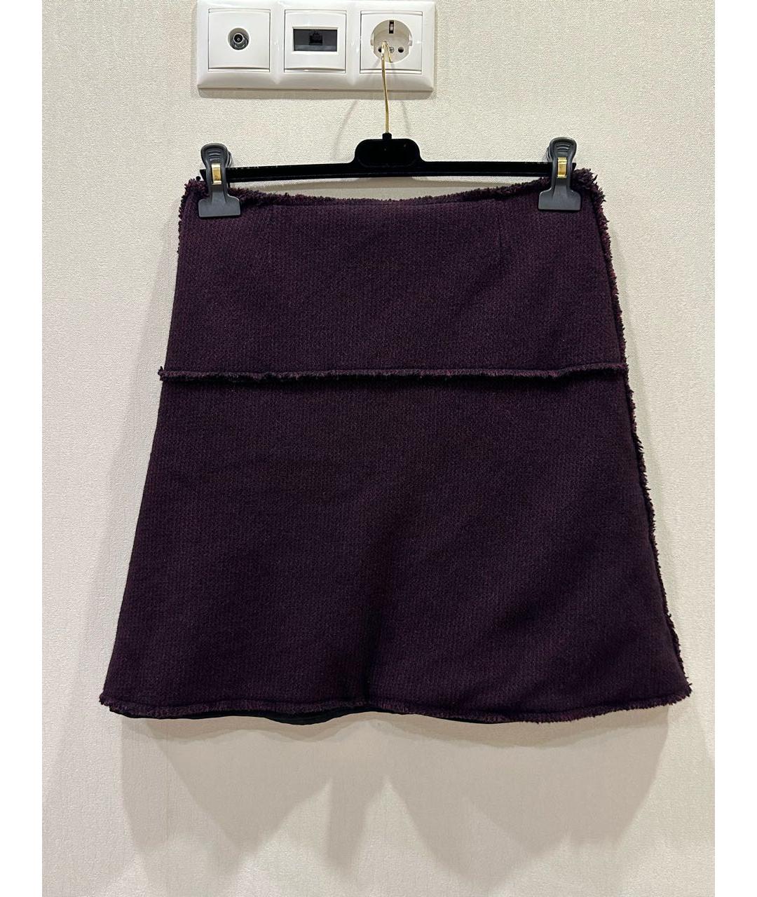 CHANEL Мульти твидовая юбка мини, фото 6