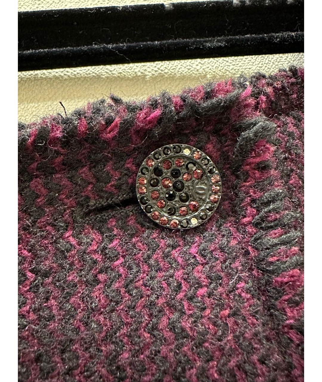 CHANEL Мульти твидовая юбка мини, фото 4