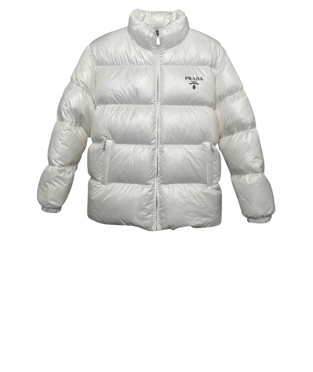 PRADA Белый пуховик, фото 1