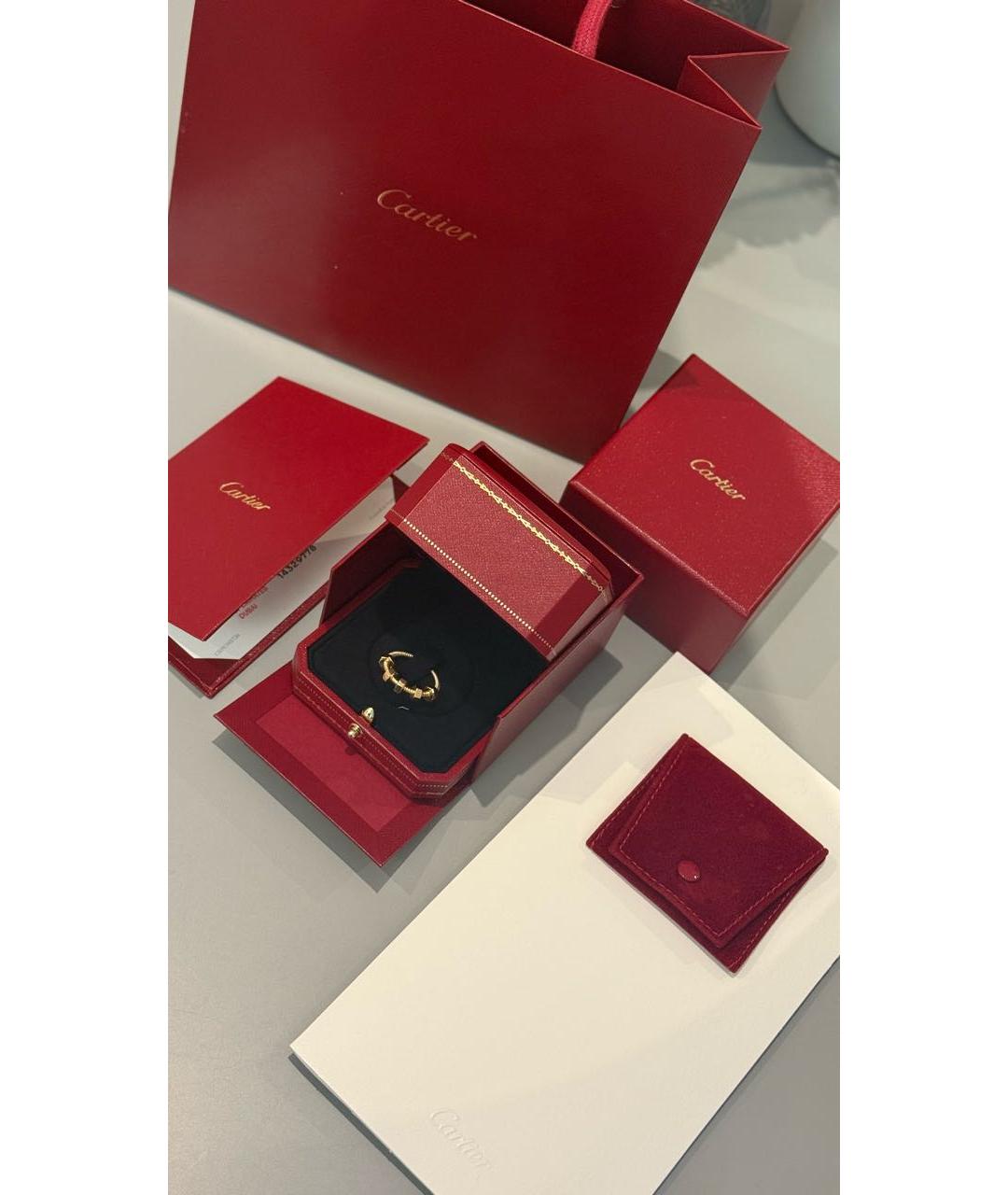 CARTIER Желтое кольцо из желтого золота, фото 3