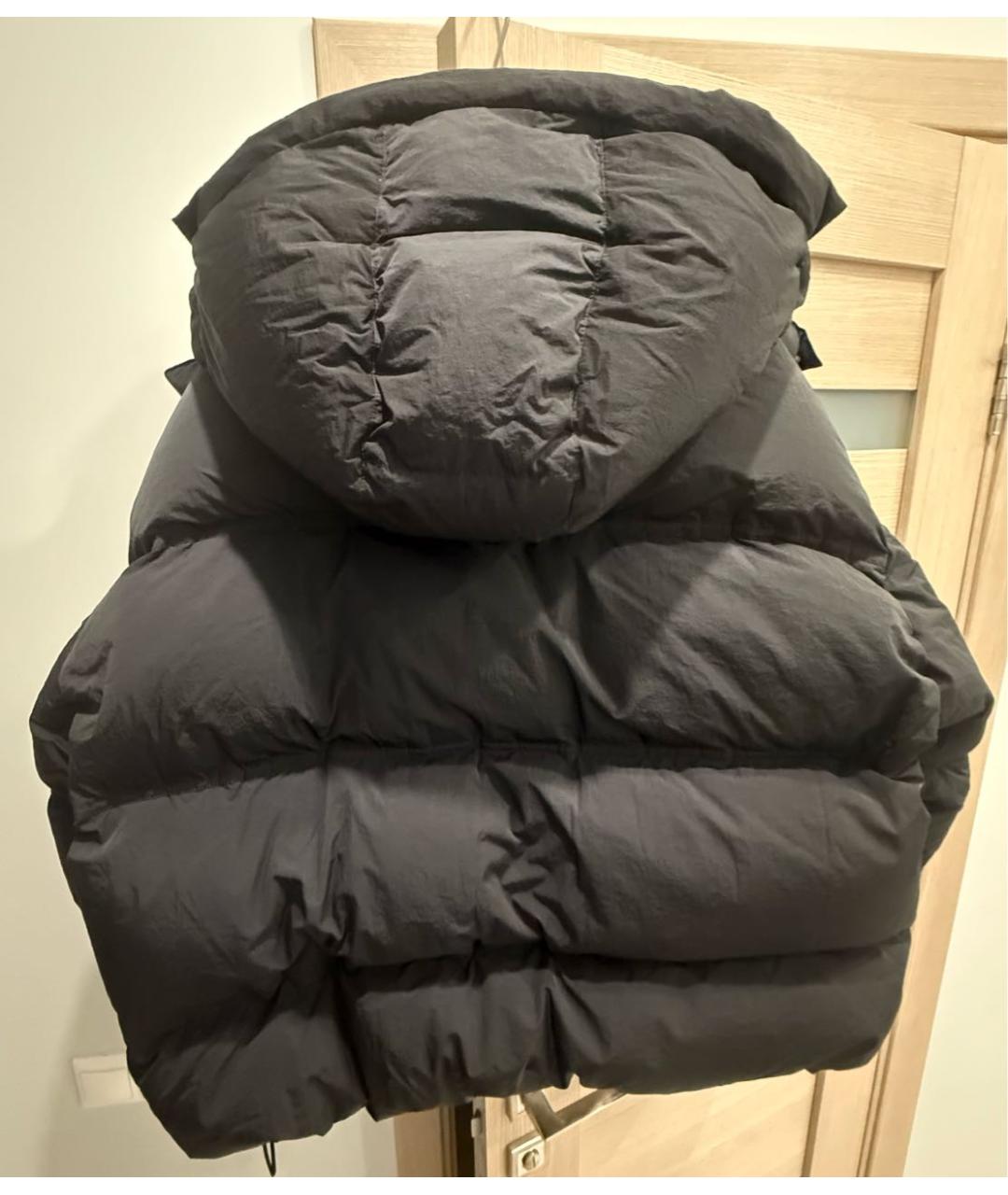 Ami Paris Черный полиэстеровый пуховик, фото 2