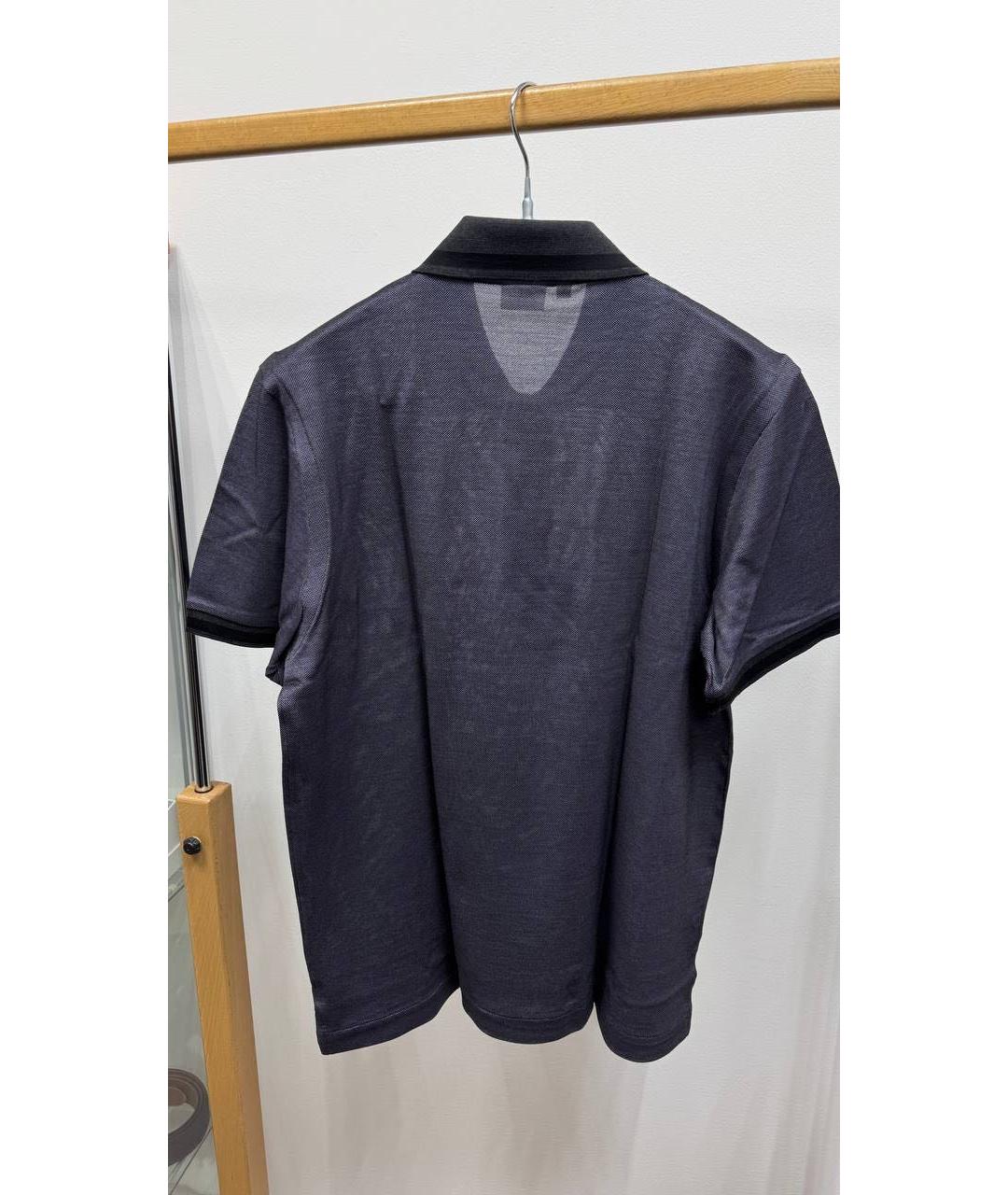 BRIONI Хлопковое поло с коротким рукавом, фото 3