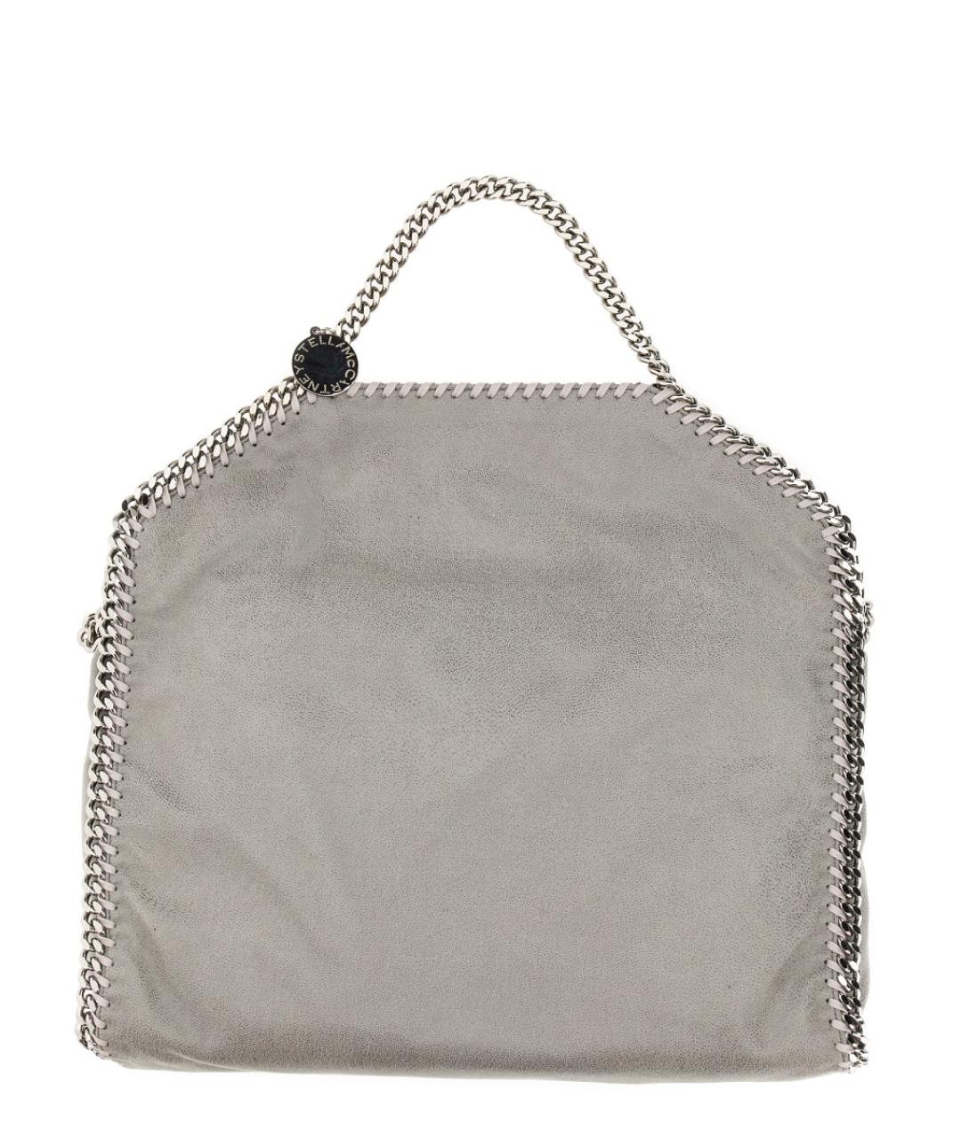 STELLA MCCARTNEY Серая сумка тоут из искусственной кожи, фото 7