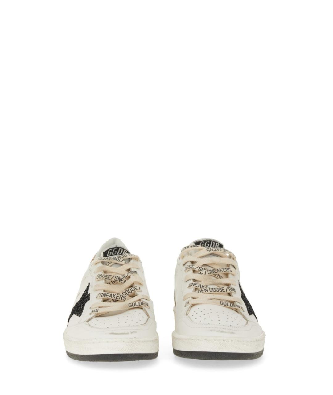GOLDEN GOOSE DELUXE BRAND Белые кожаные кеды, фото 4