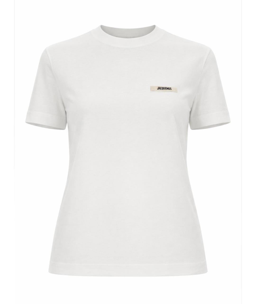 JACQUEMUS Белая футболка, фото 1