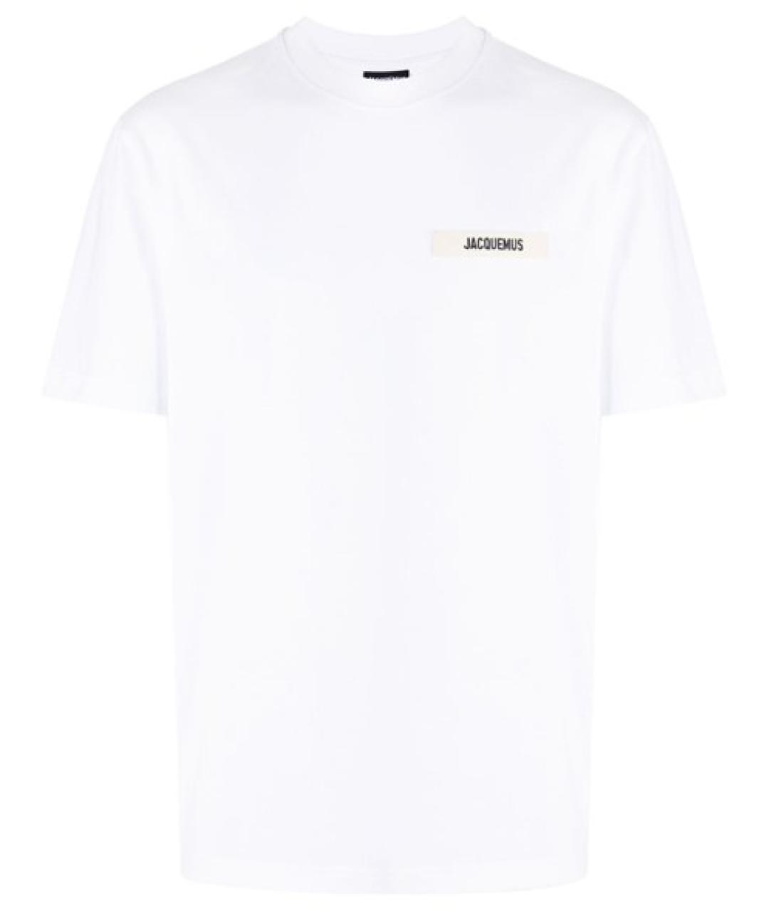 JACQUEMUS Белая футболка, фото 1