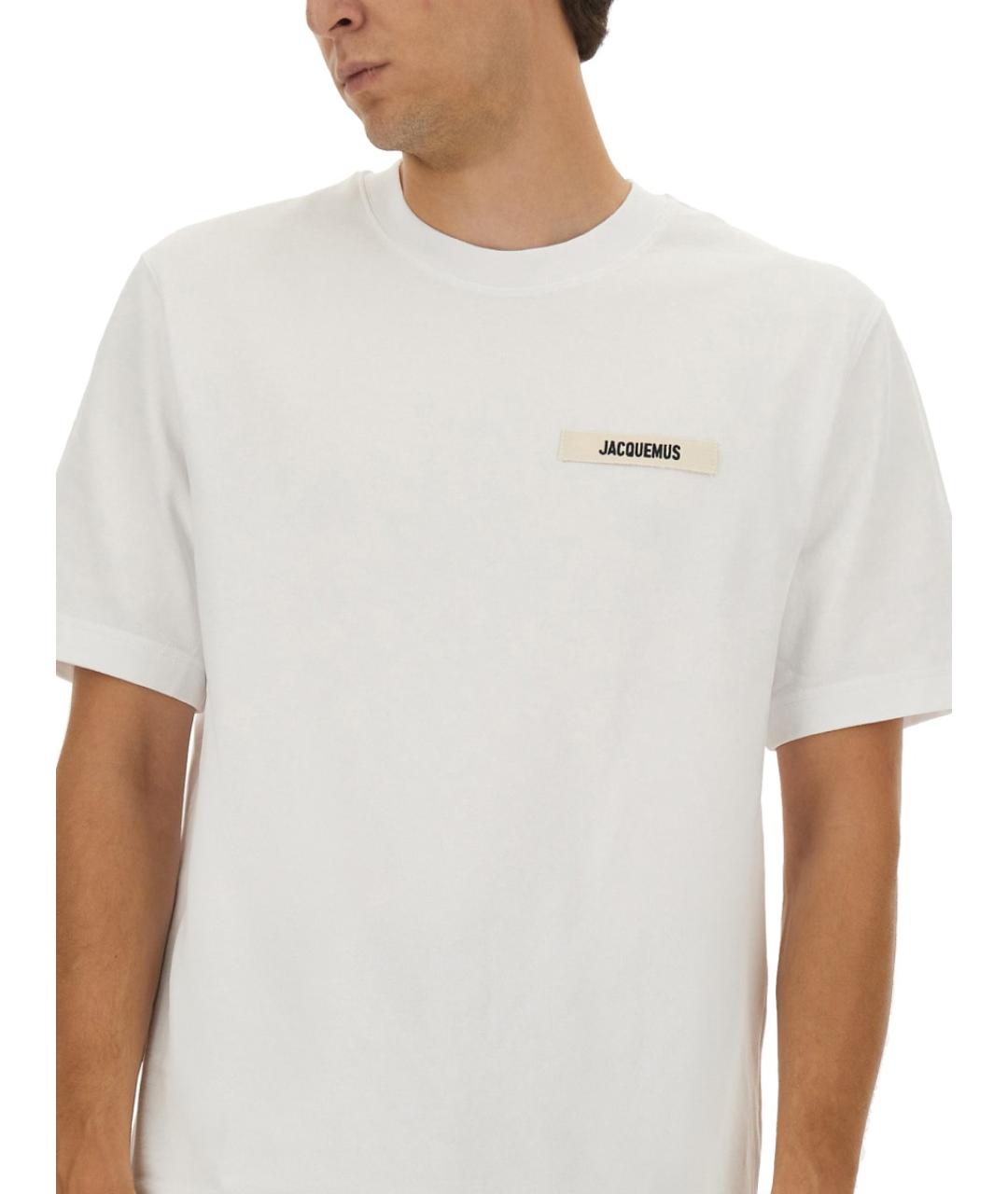 JACQUEMUS Белая футболка, фото 7