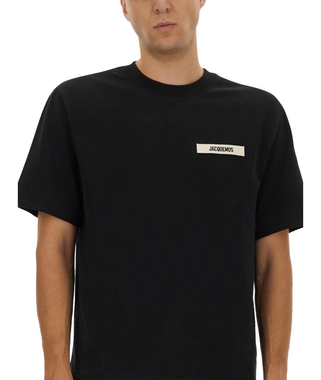 JACQUEMUS Черная футболка, фото 7