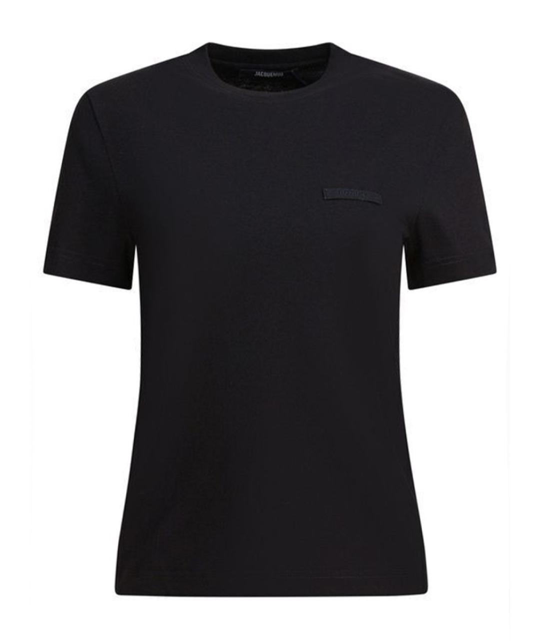 JACQUEMUS Черная футболка, фото 1