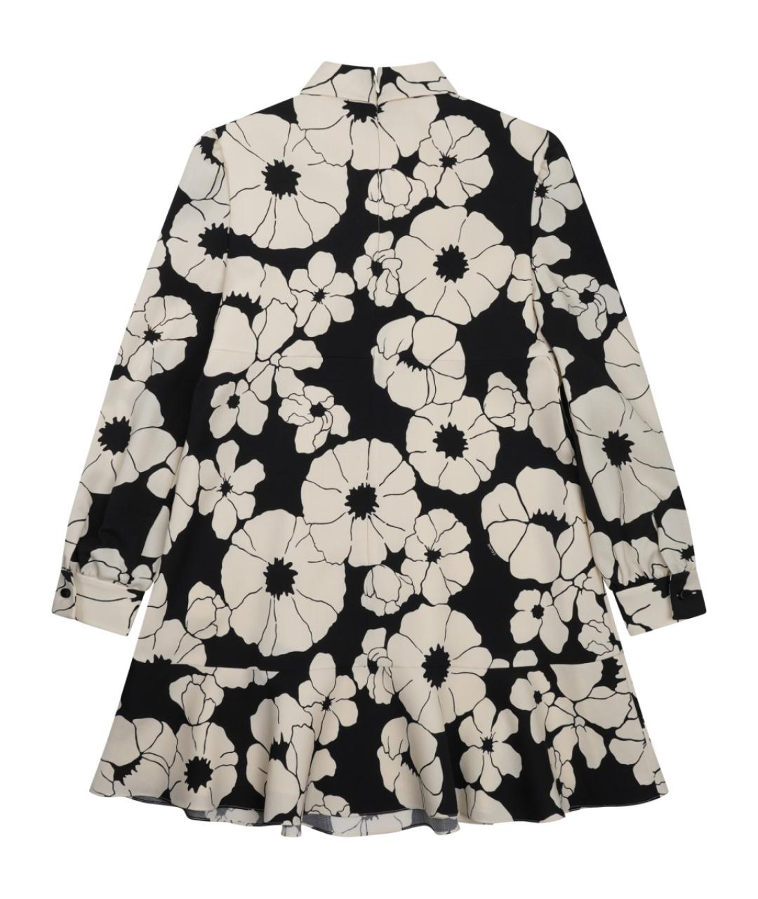 CELINE Мульти шерстяное коктейльное платье, фото 2