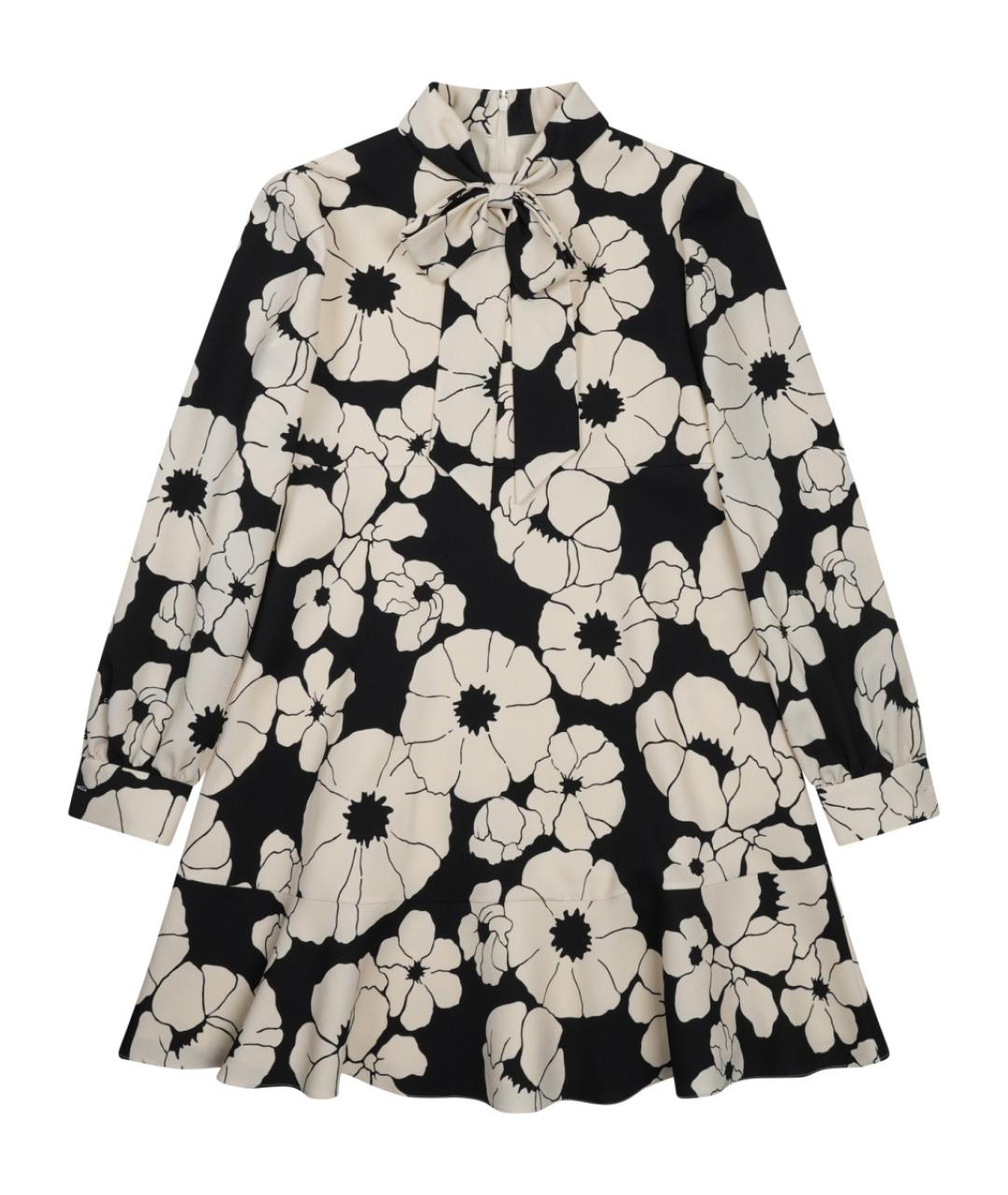 CELINE Мульти шерстяное коктейльное платье, фото 1