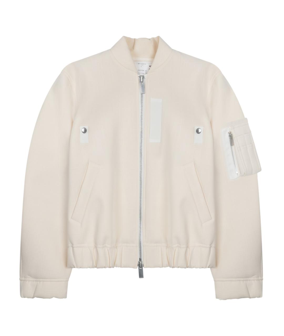 SACAI Белая полиэстеровая куртка, фото 1