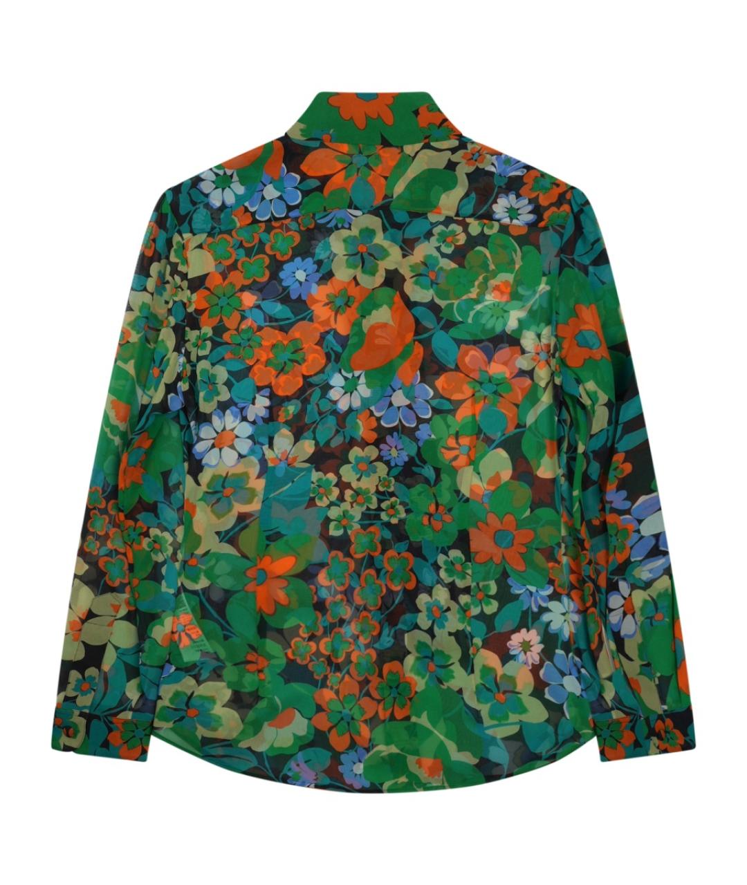 CELINE Мульти шелковая рубашка, фото 2