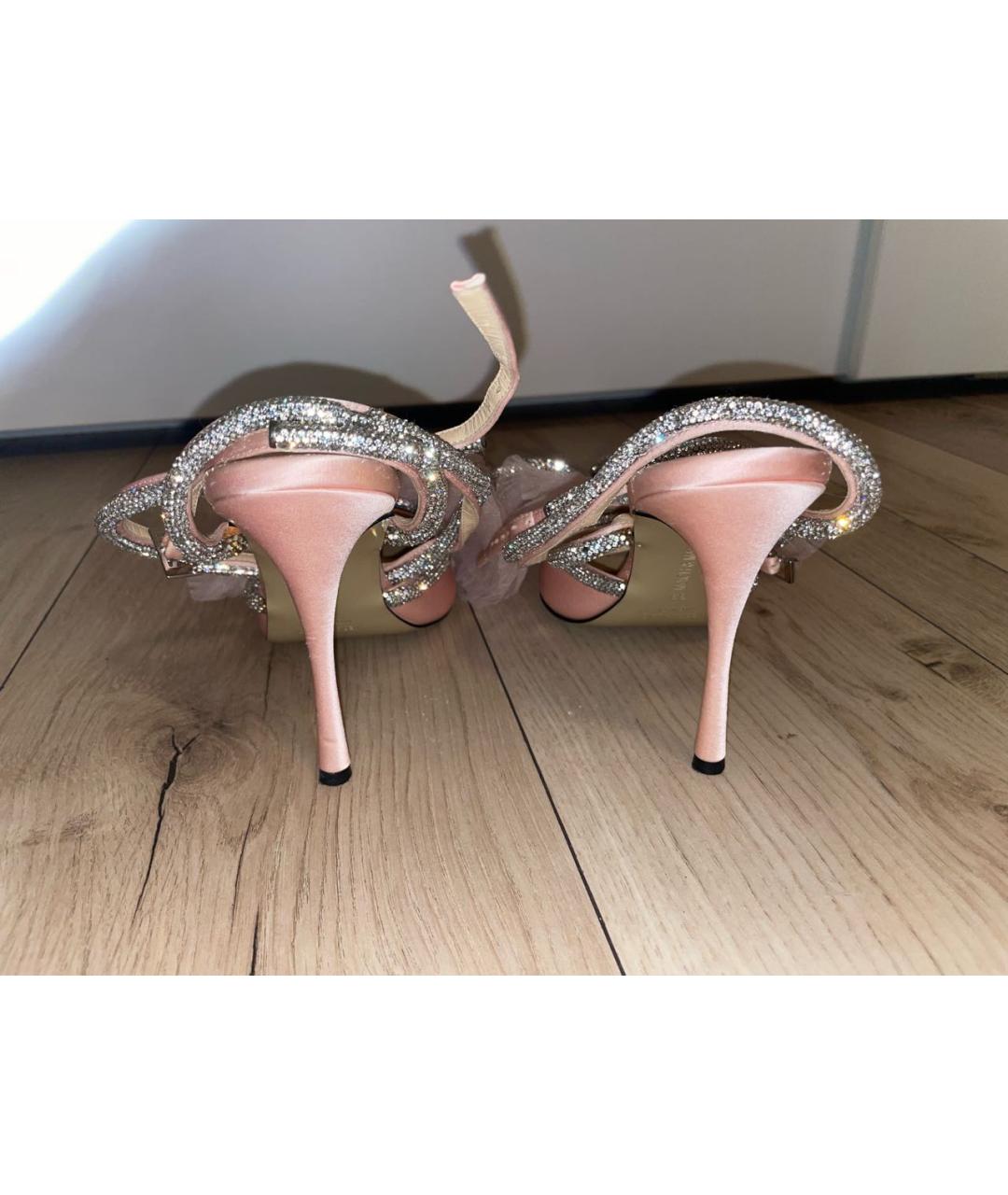 MACH&MACH Розовые текстильные туфли, фото 6