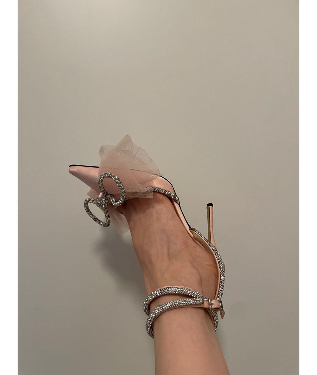 MACH&MACH Розовые текстильные туфли, фото 2