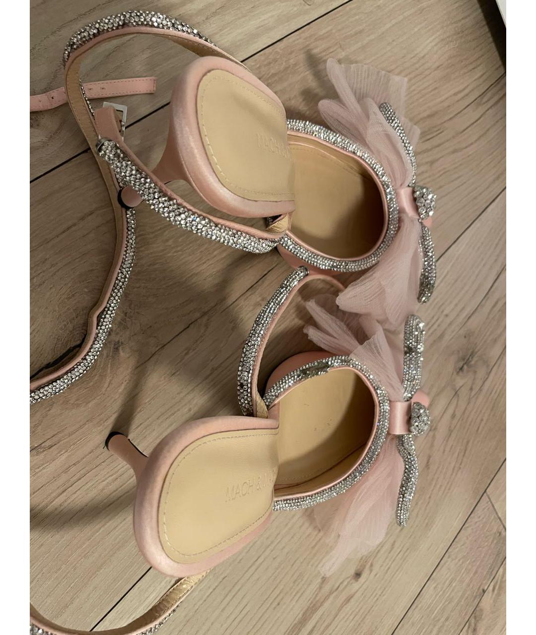 MACH&MACH Розовые текстильные туфли, фото 8