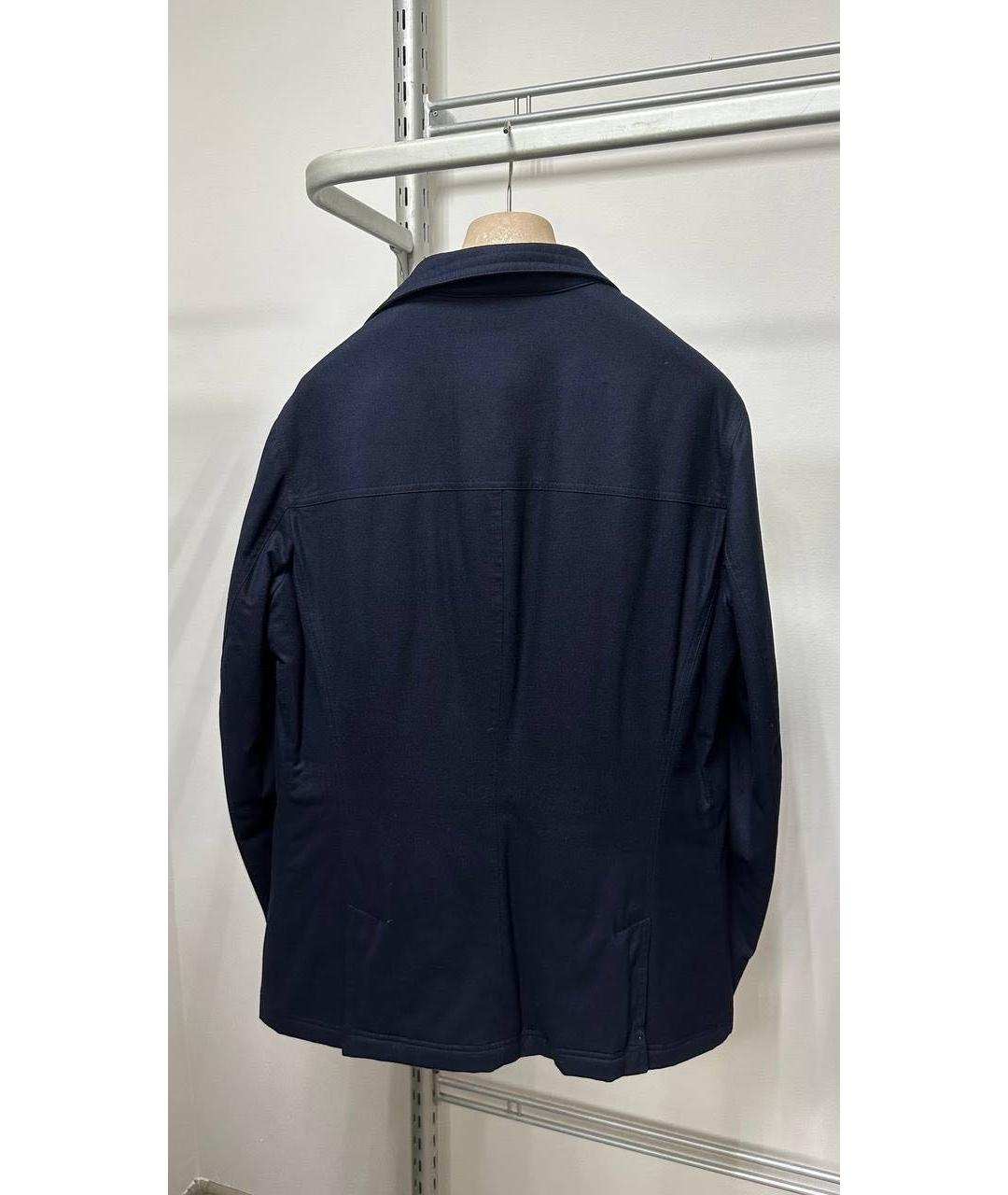 BRUNELLO CUCINELLI Темно-синее кашемировое пальто, фото 6