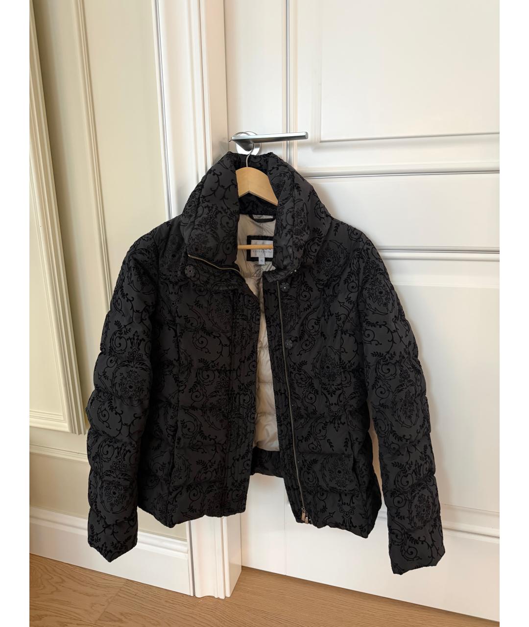 ARMANI COLLEZIONI Черная полиэстеровая куртка, фото 6