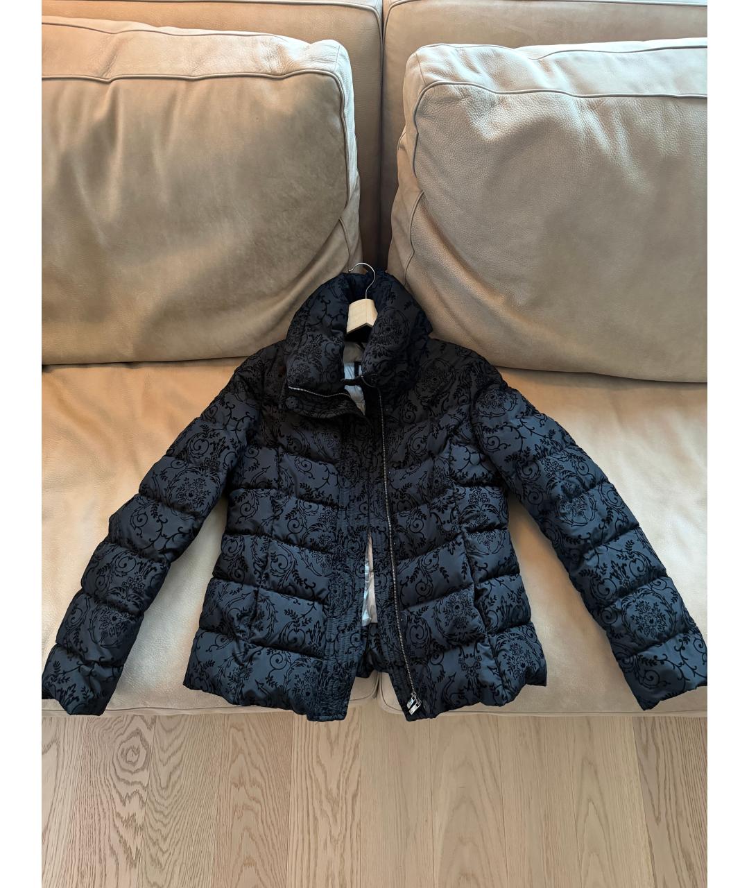 ARMANI COLLEZIONI Черная полиэстеровая куртка, фото 4