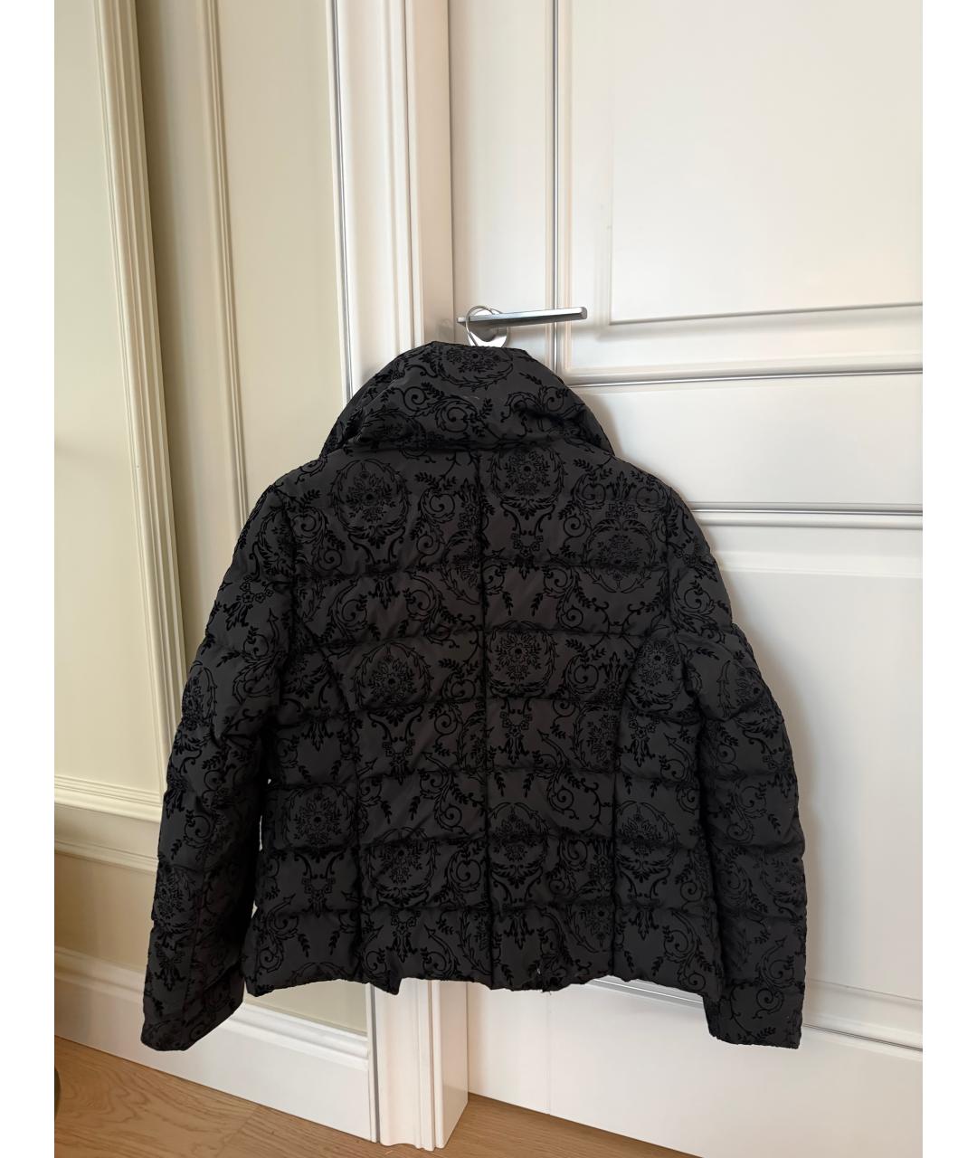 ARMANI COLLEZIONI Черная полиэстеровая куртка, фото 2