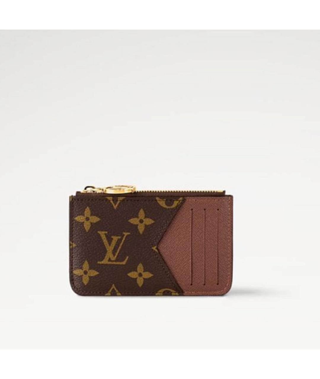 LOUIS VUITTON Коричневый кошелек, фото 1