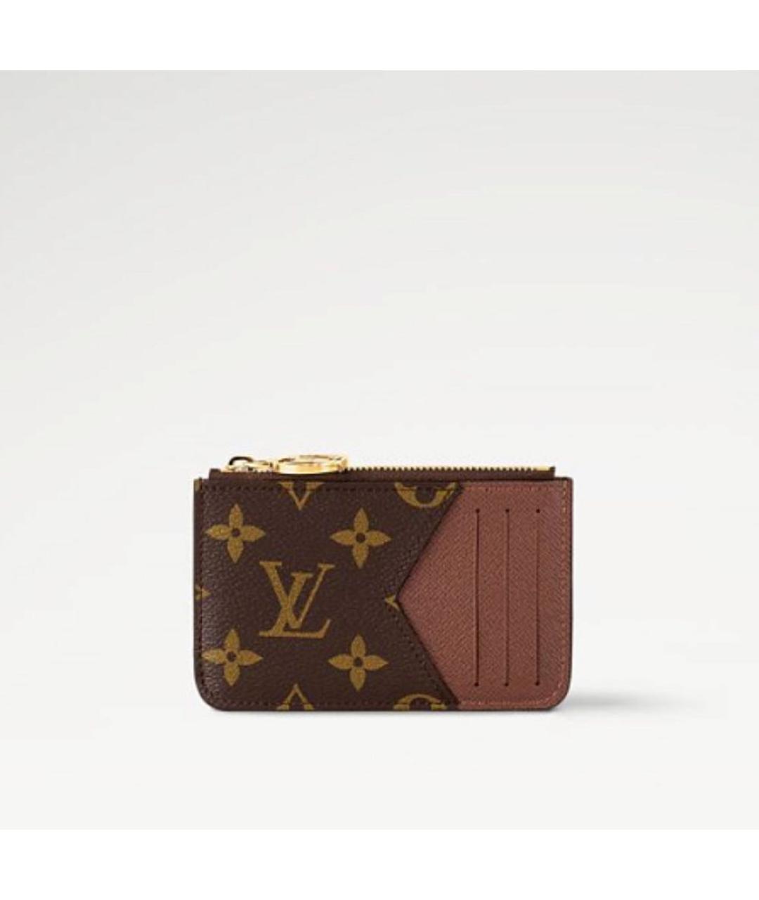 LOUIS VUITTON Коричневый кошелек, фото 2