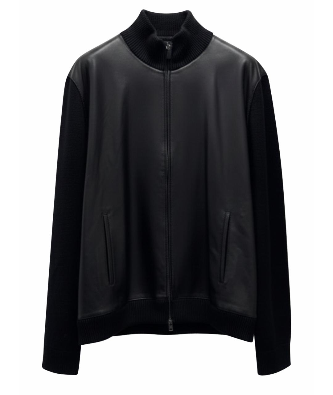 BRIONI Черная шерстяная куртка, фото 1