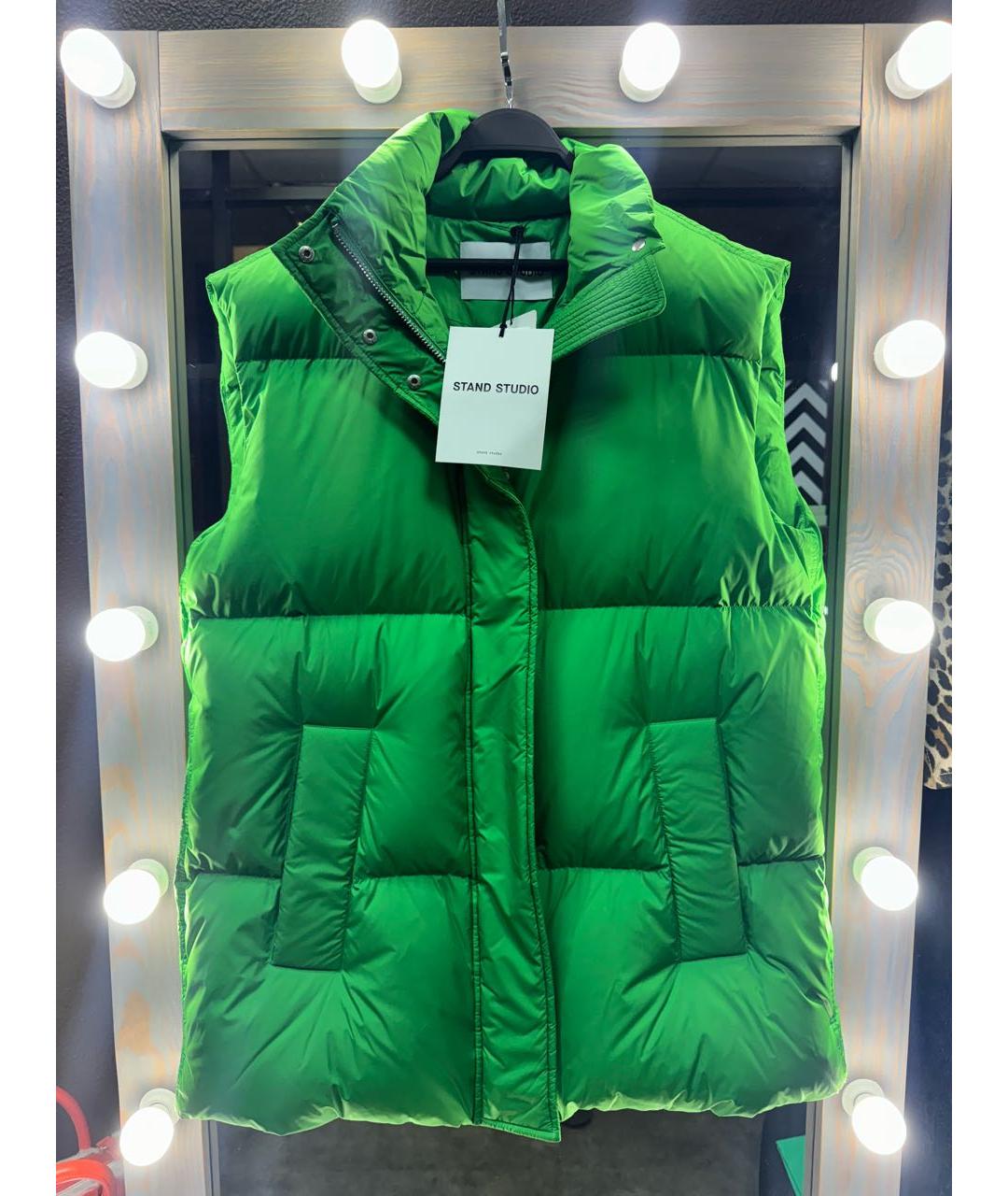 STAND STUDIO Зеленый полиэстеровый жилет, фото 2