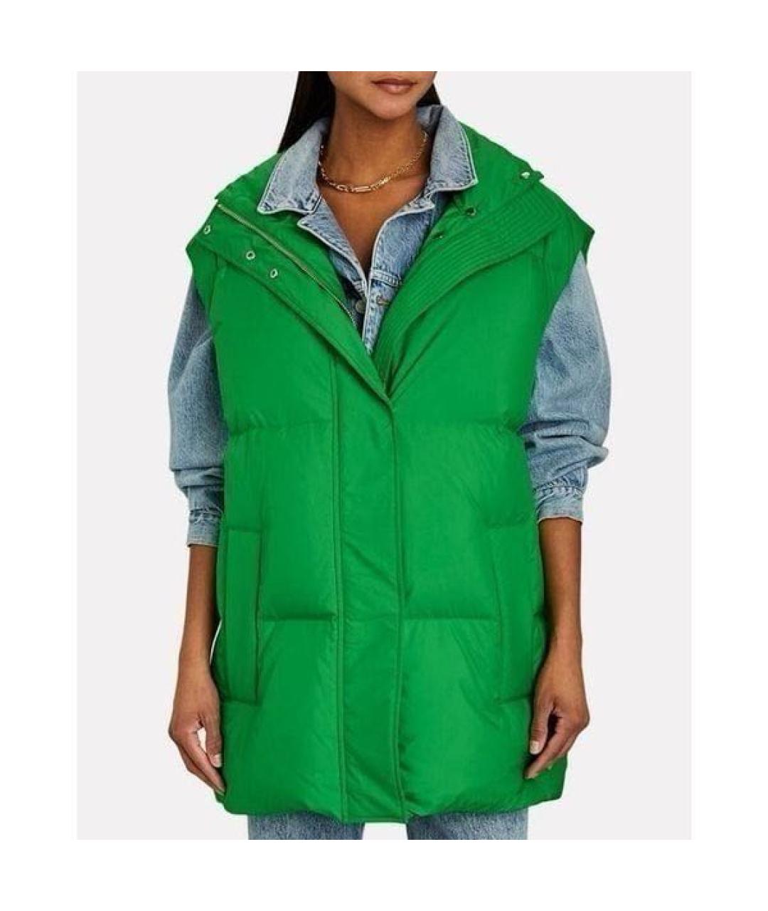 STAND STUDIO Зеленый полиэстеровый жилет, фото 4