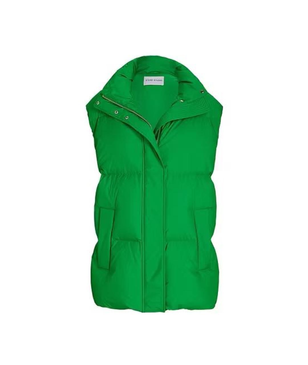 STAND STUDIO Зеленый полиэстеровый жилет, фото 1