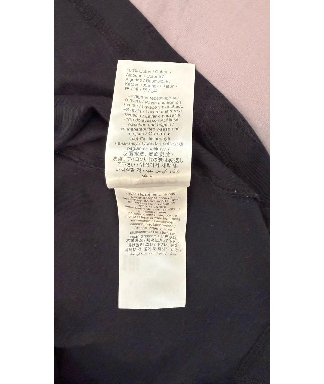 KENZO Черная хлопковая футболка, фото 6