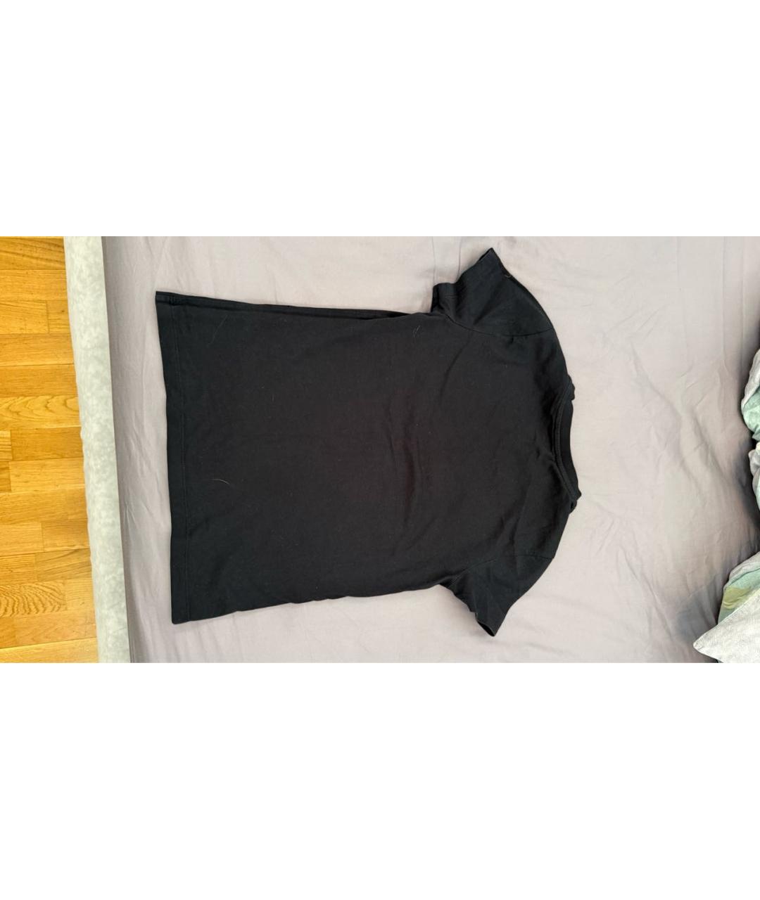 KENZO Черная хлопковая футболка, фото 2