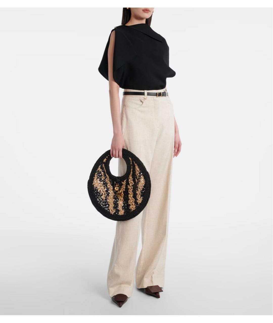 JACQUEMUS Мульти пелетеная сумка с короткими ручками, фото 3