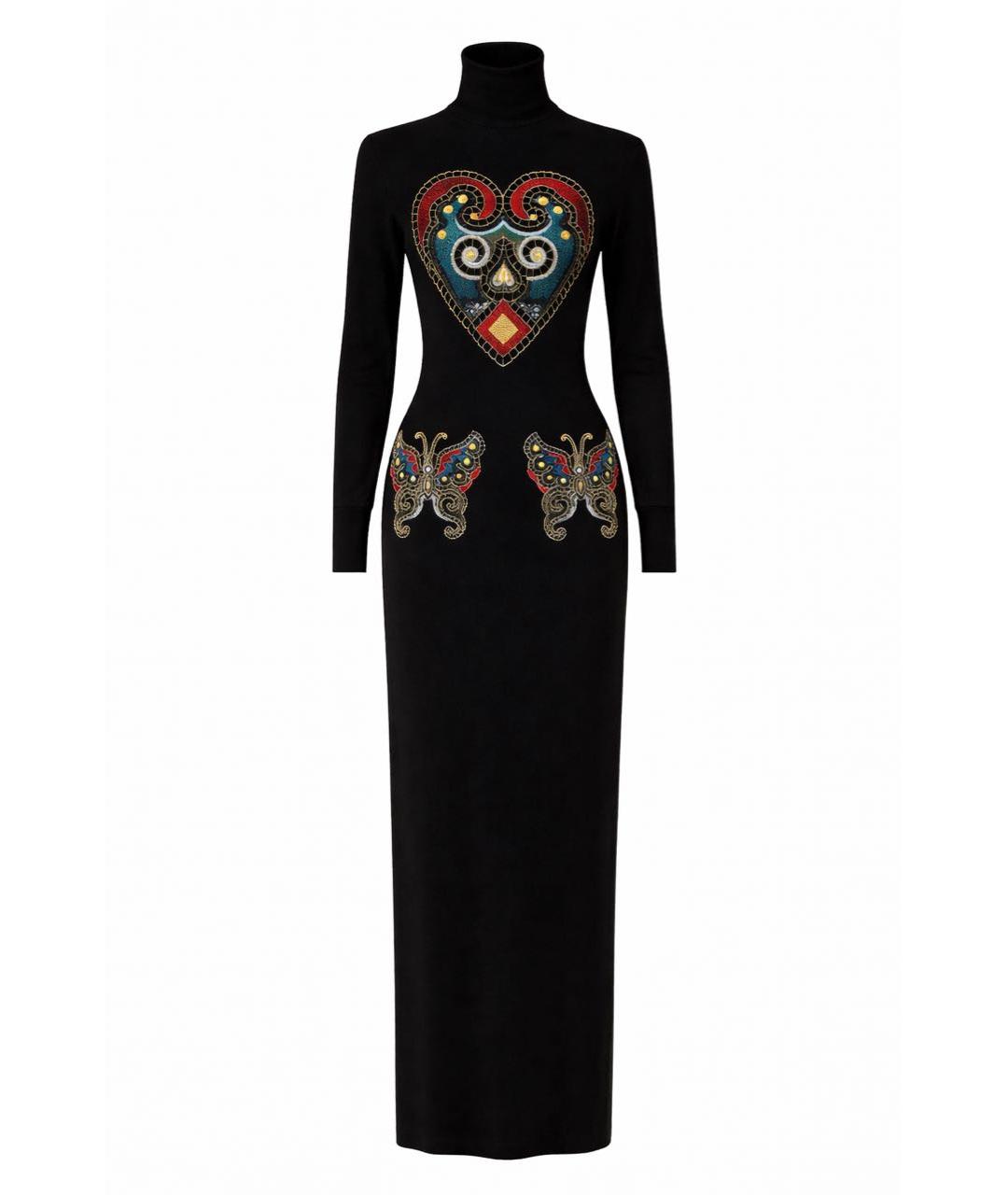 ELIE SAAB Черное шерстяное повседневное платье, фото 1