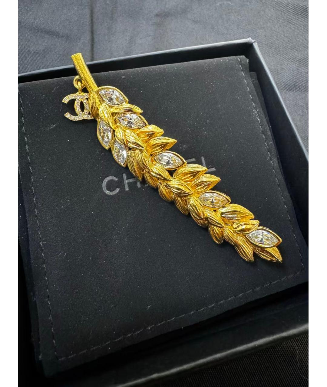 CHANEL Золотая булавка / брошь, фото 2