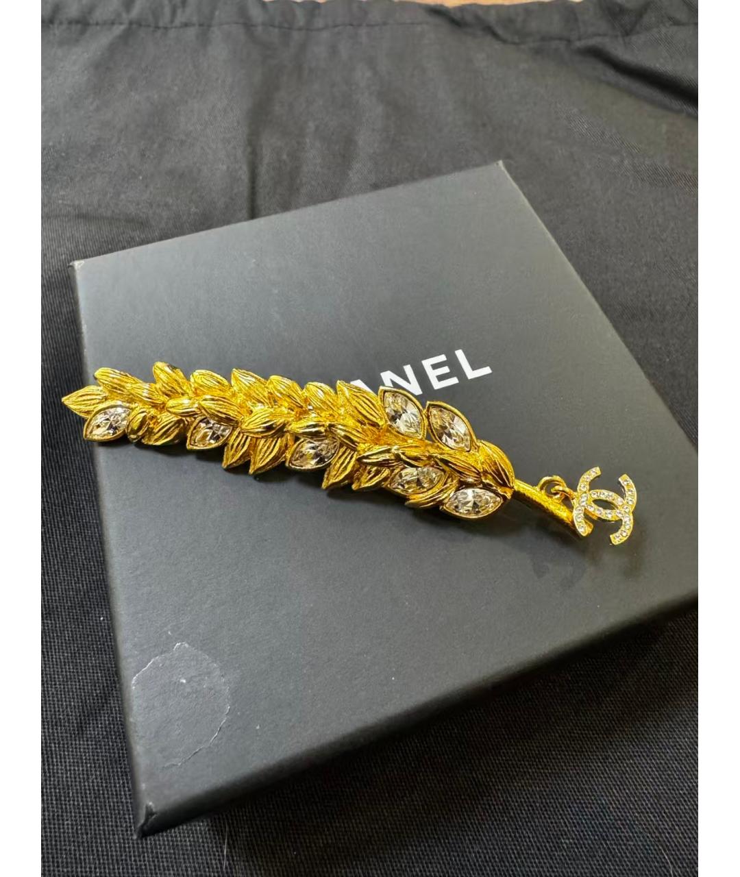 CHANEL Золотая булавка / брошь, фото 4