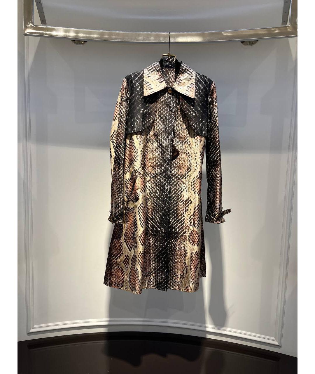 ROBERTO CAVALLI Мульти шелковый тренч/плащ, фото 4